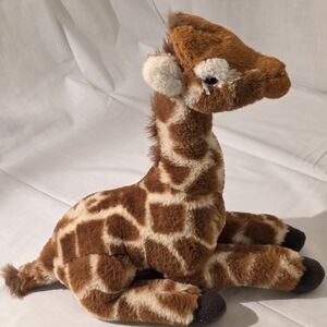 FAO Schwarz Plush Giraffe - Brown and Cream